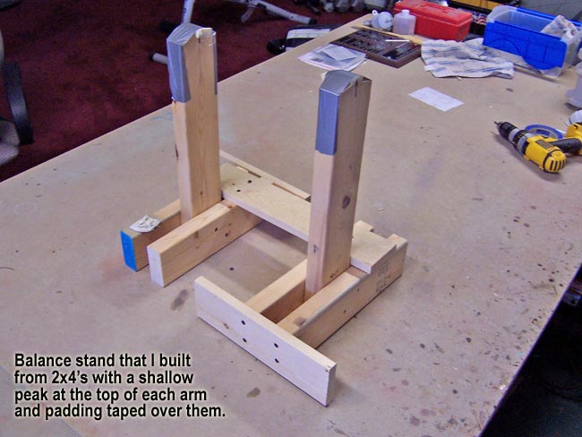 rc plane balancing stand