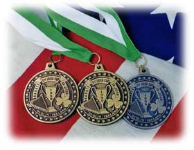 Medals from 1999 Irish Cup